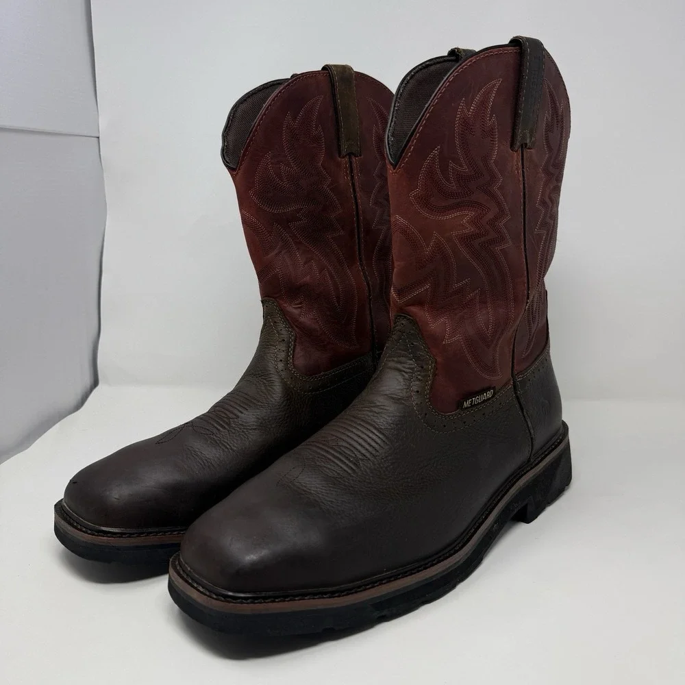 Wolverine Men Rancher Waterproof Wellington Work Boot Shoes size 13 ew steel toe